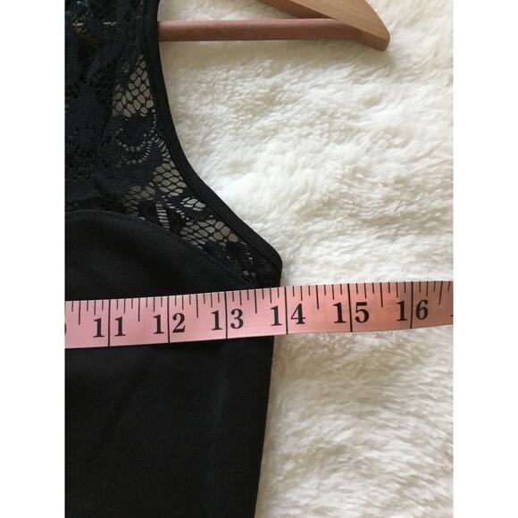 Forever 21 Black Body Con Top Lace Mini Dress - Picture 9 of 11